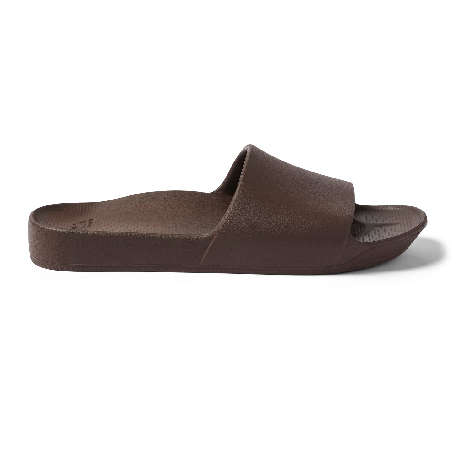 Archies arch support slides - Chocolate Brown