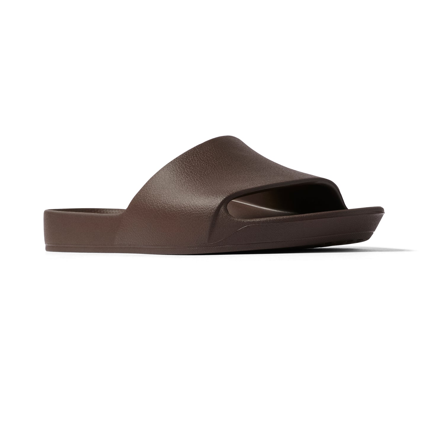 Archies arch support slides - Chocolate Brown