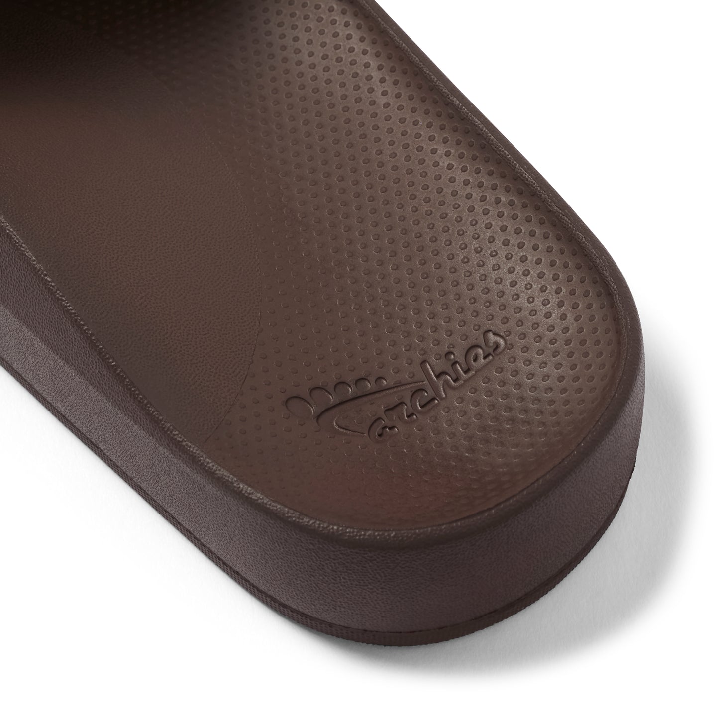 Archies arch support slides - Chocolate Brown