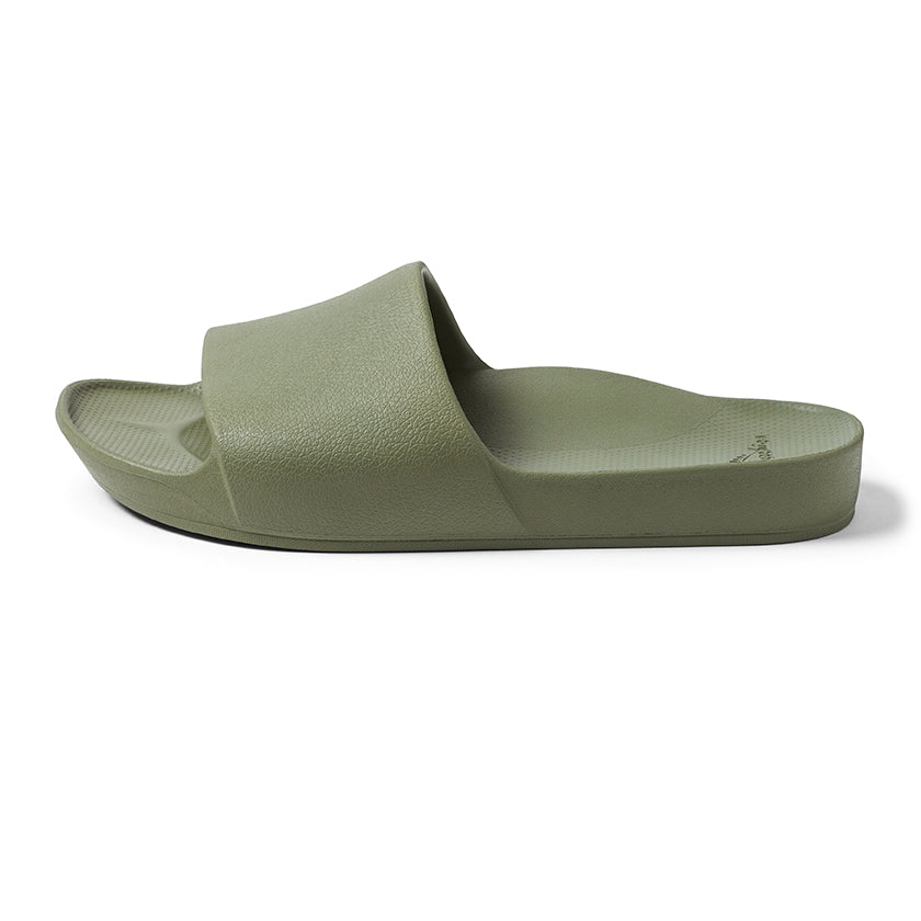 Archies arch support slides - Khaki