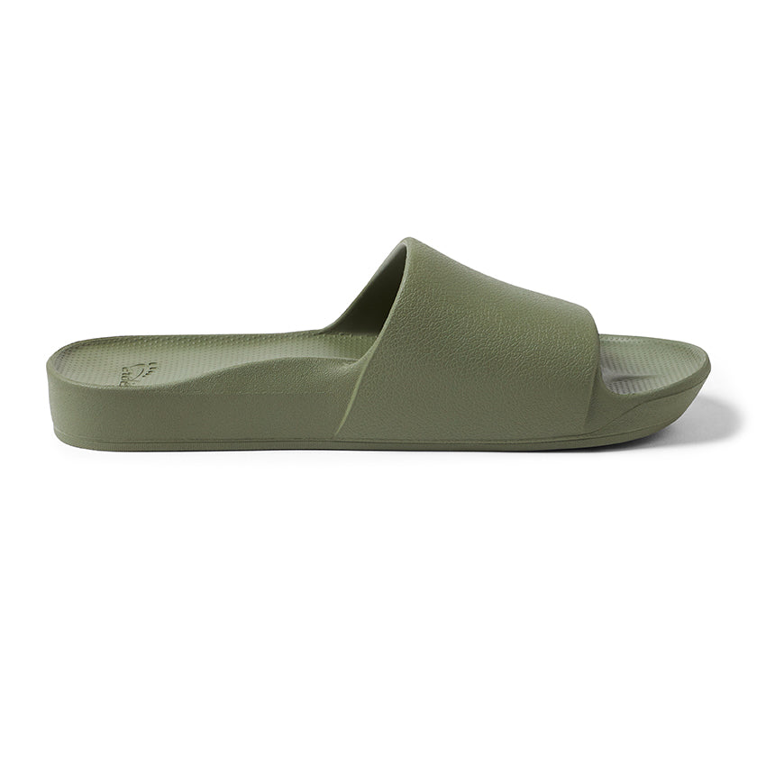 Archies arch support slides - Khaki