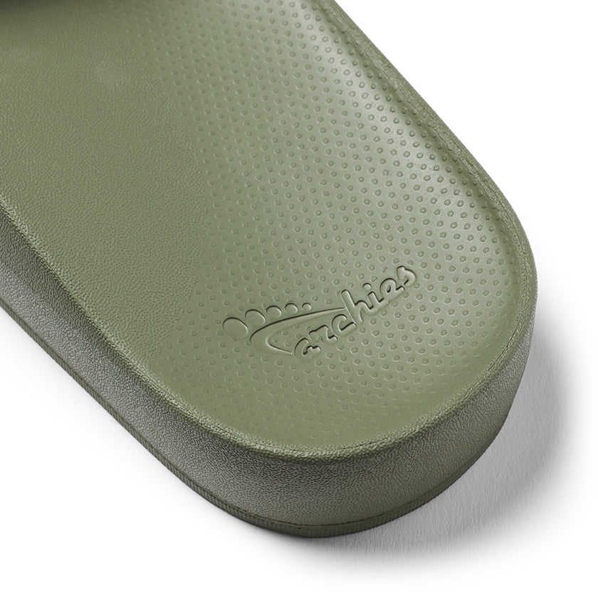 Archies arch support slides - Khaki