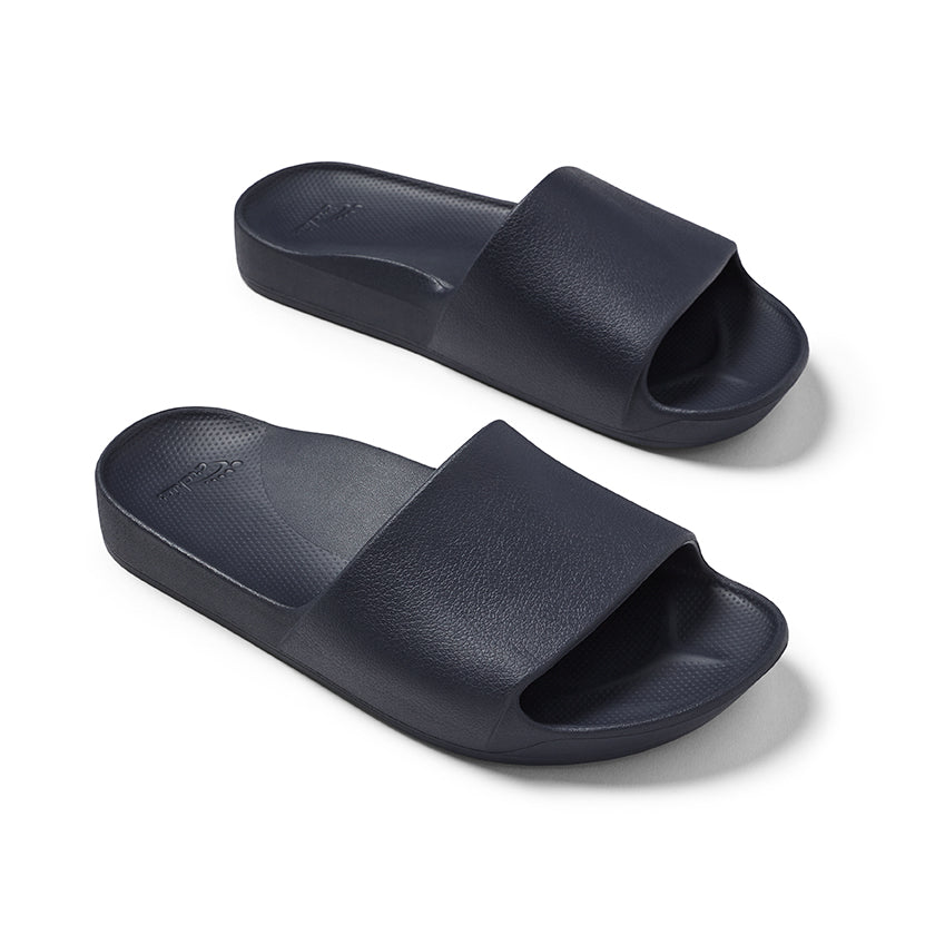Archies arch support slides - Navy
