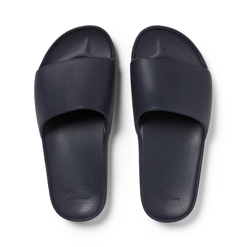Archies arch support slides - Navy