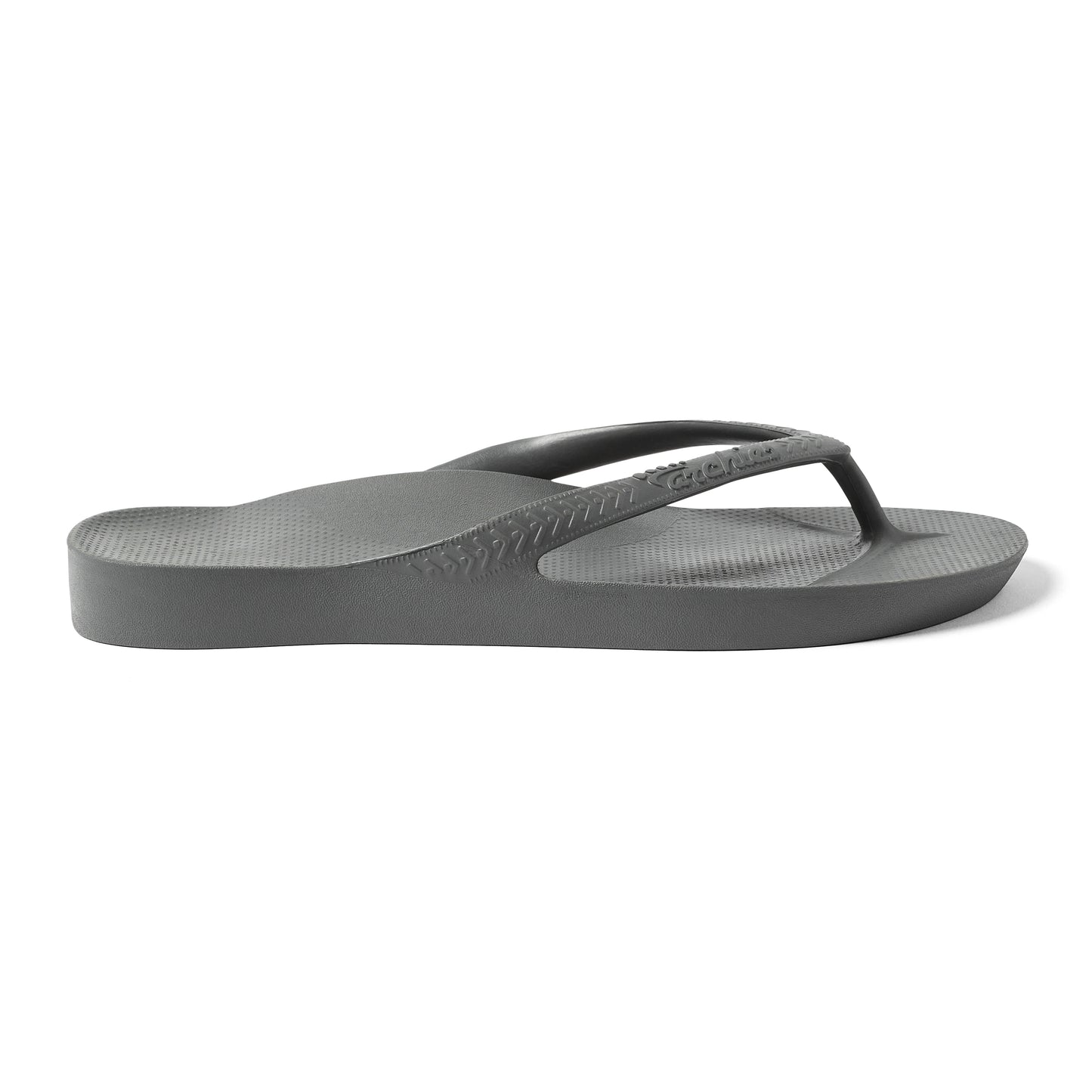 Archies arch support thongs - Charcoal