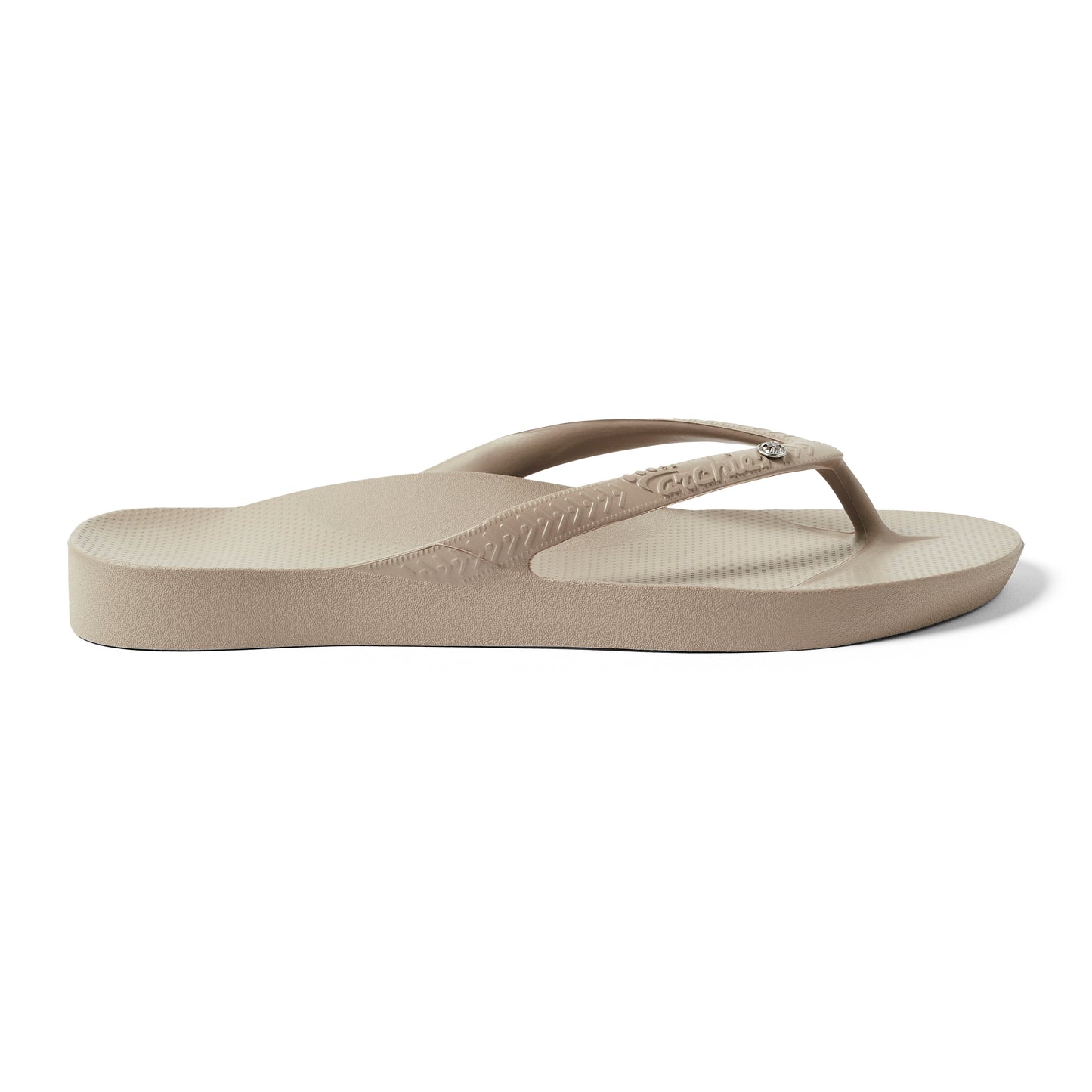 Archies arch support thongs - Taupe crystal