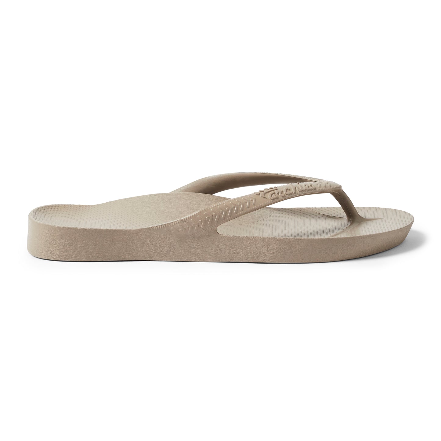 Archies arch support thongs - taupe