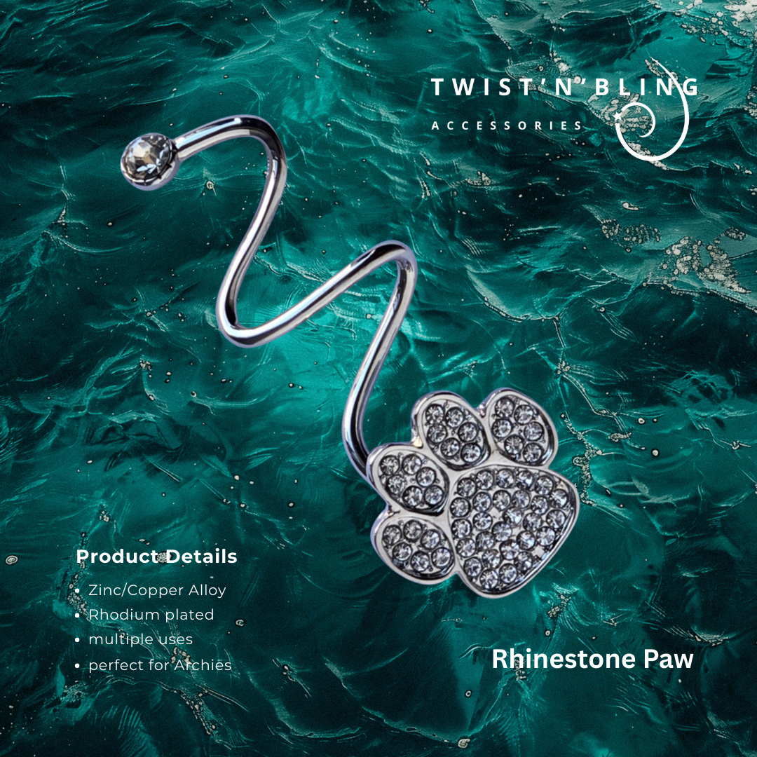 Rhinestone Paw (med)