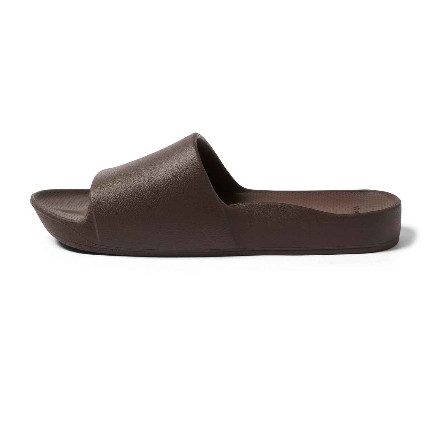 Archies arch support slides - Chocolate Brown