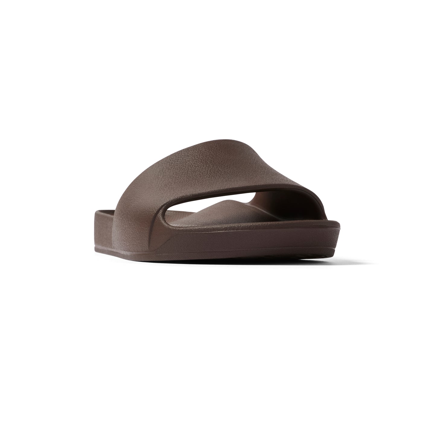Archies arch support slides - Chocolate Brown