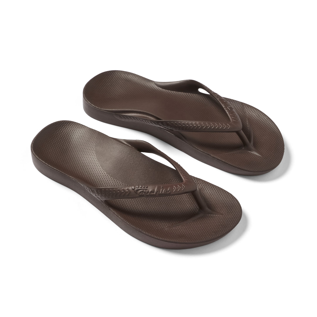 Archies Chocolate Brown Flip Flops