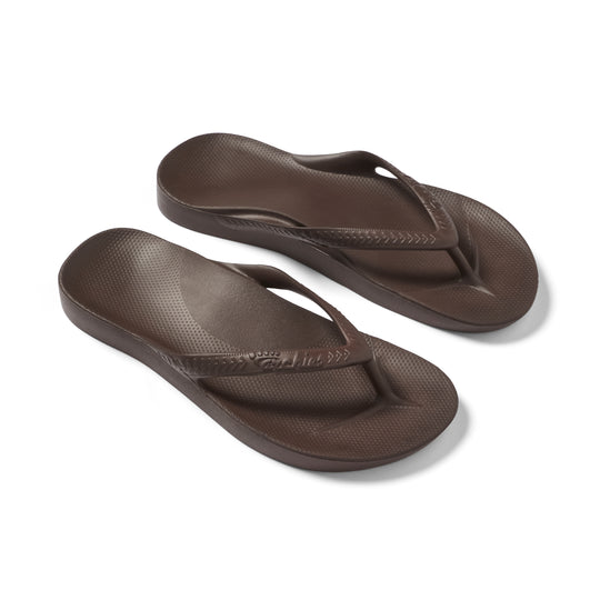 Archies Chocolate Brown Flip Flops