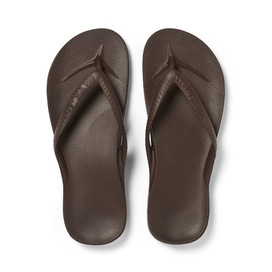 Archies Chocolate Brown Flip Flops