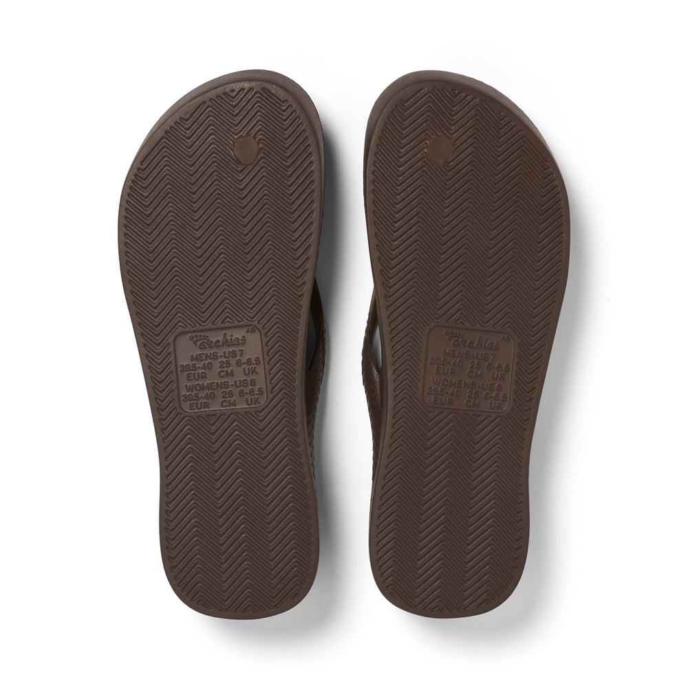 Archies Chocolate Brown Flip Flops