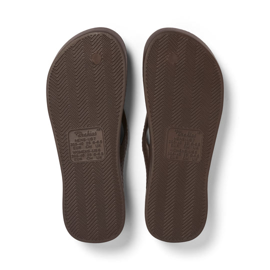 Archies Chocolate Brown Flip Flops