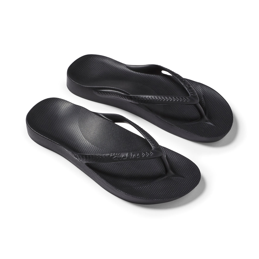 Archies Black Flip Flops