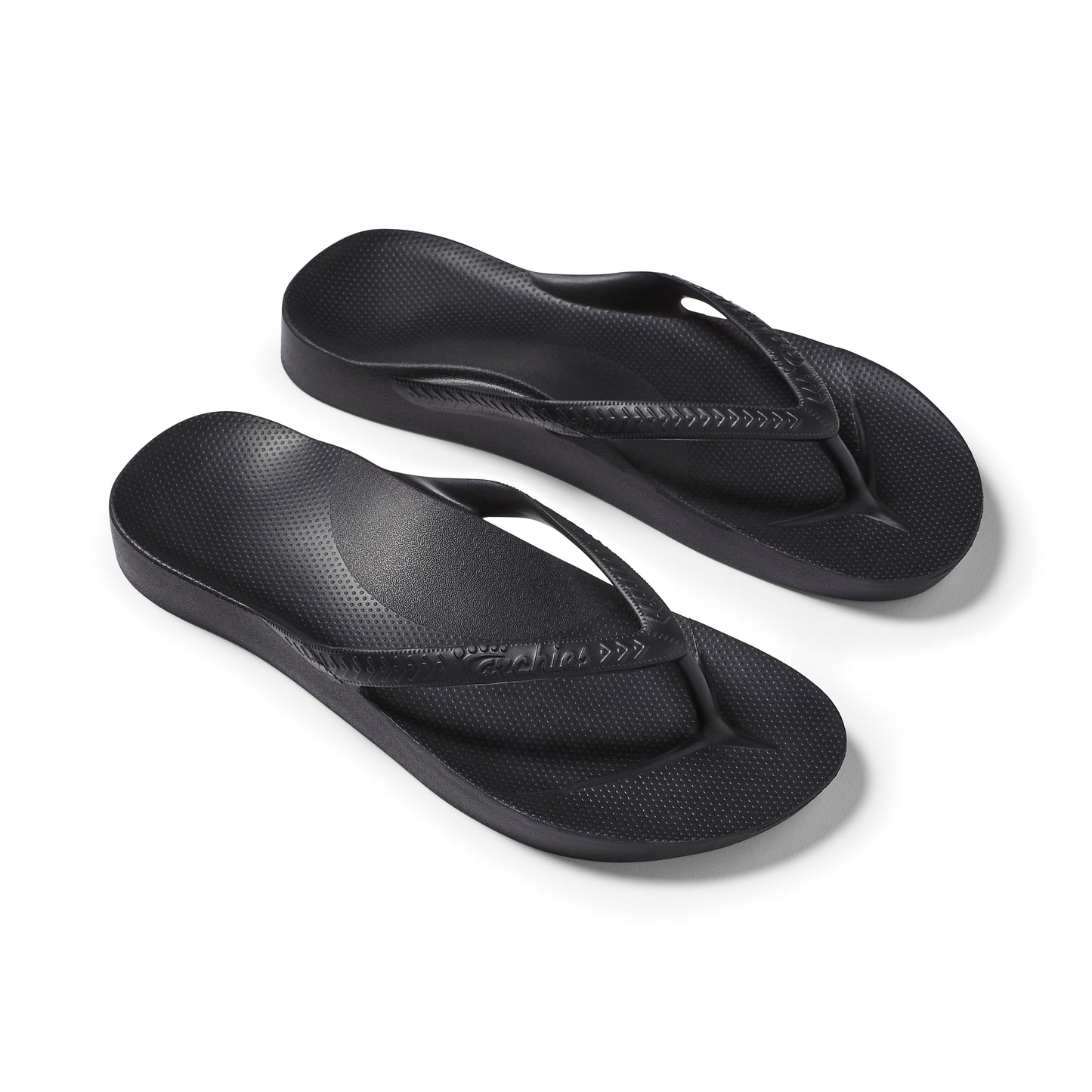 Archies arch support thongs - Black
