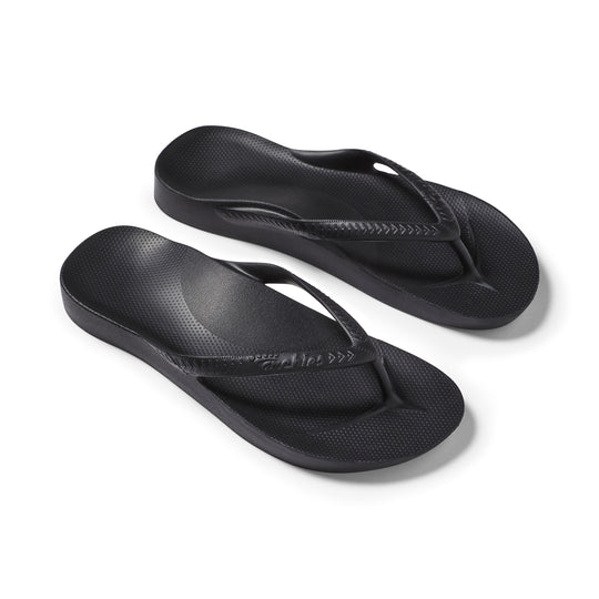 Archies Black Flip Flops