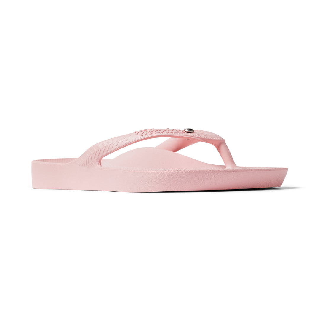 Archies Pink Crystal Flip Flops
