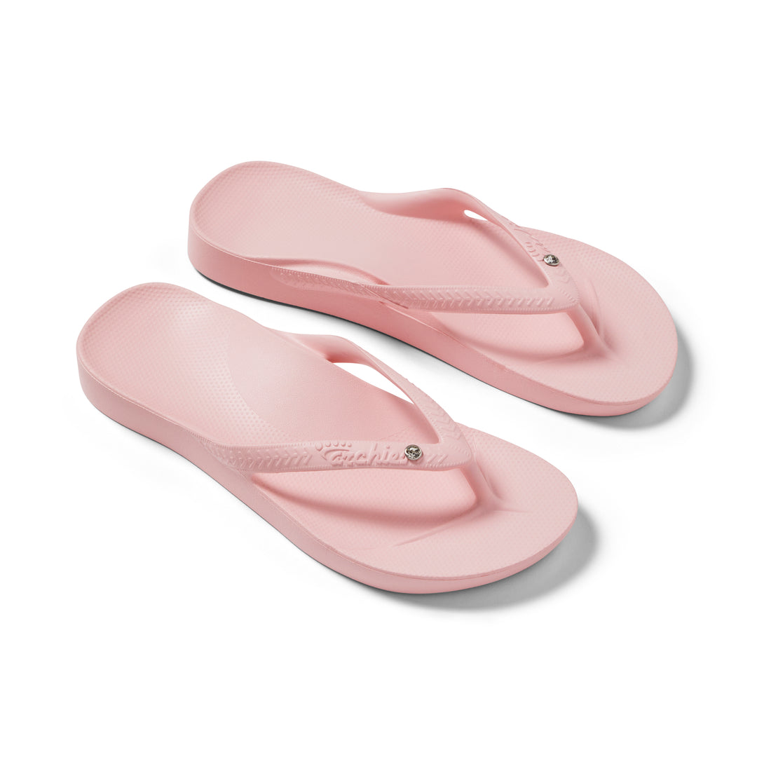 Archies Pink Crystal Flip Flops