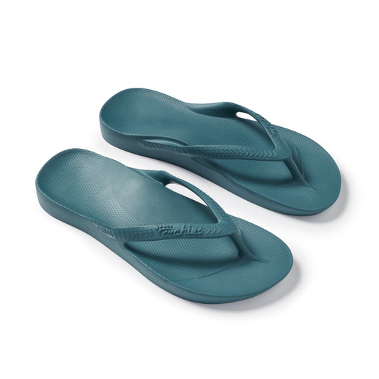 Archies Teal Flip Flops