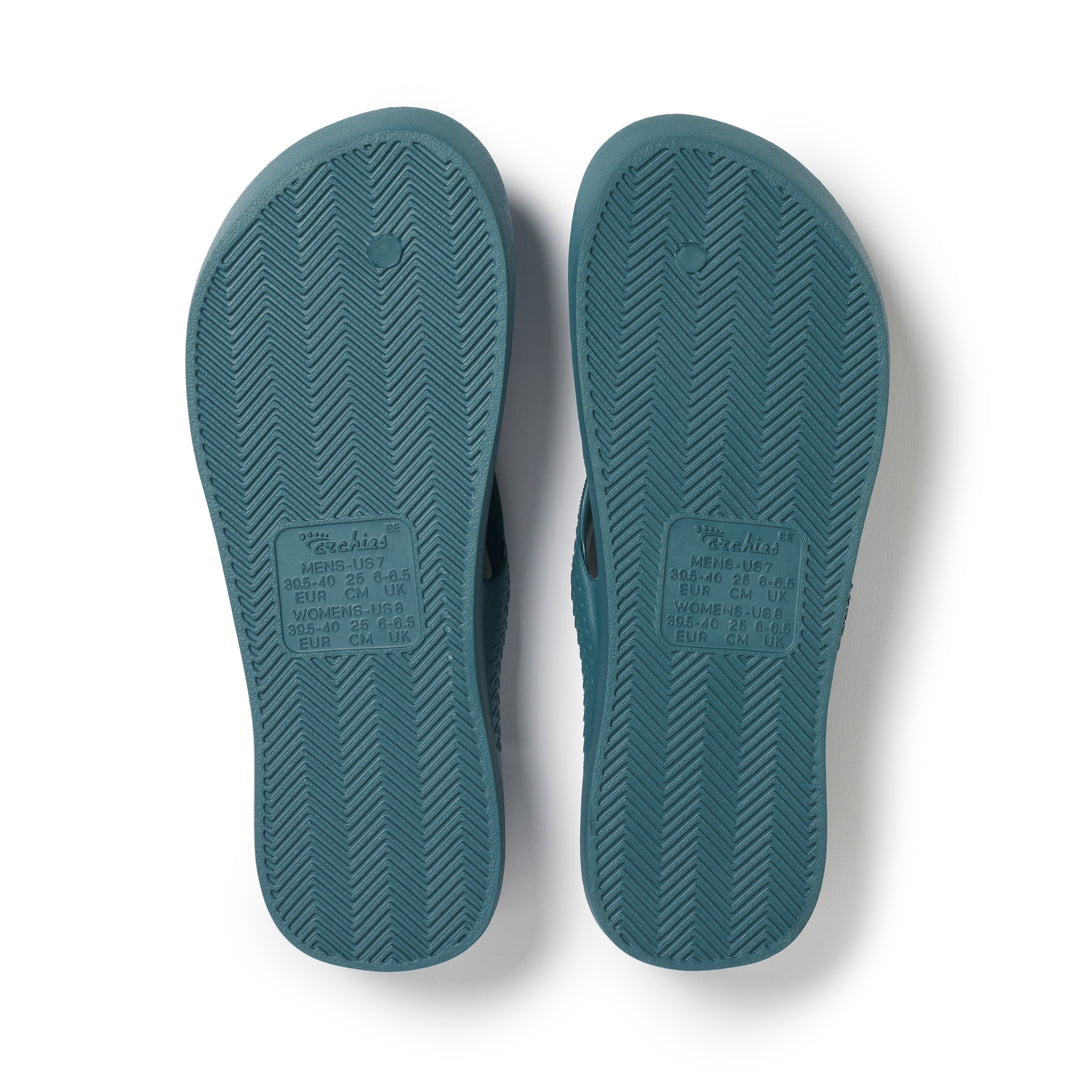 Archies Teal Flip Flops