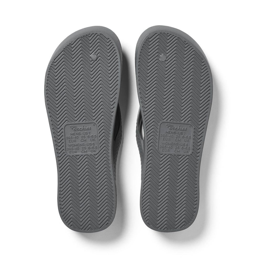 Archies Charcoal Flip Flops