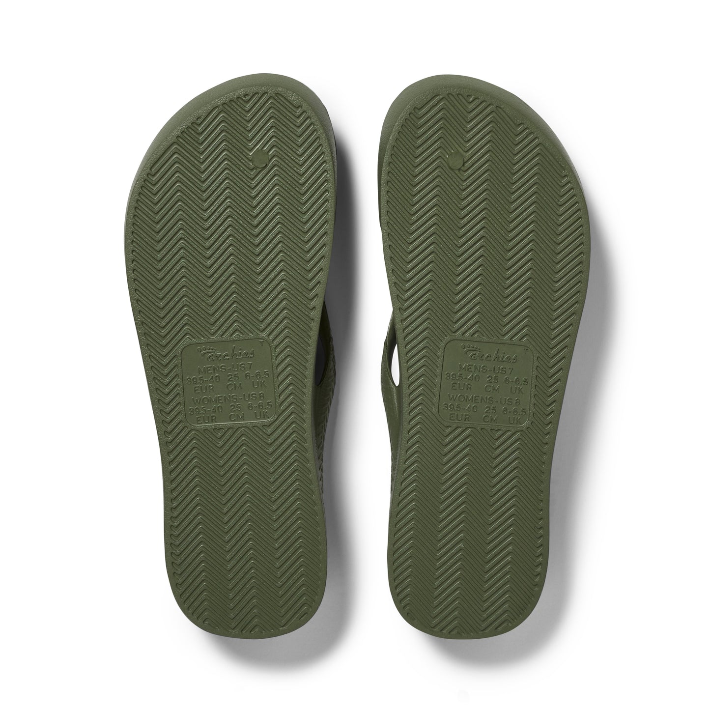 Archies arch support thongs - Khaki