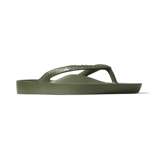 Archies Olive Flip Flops