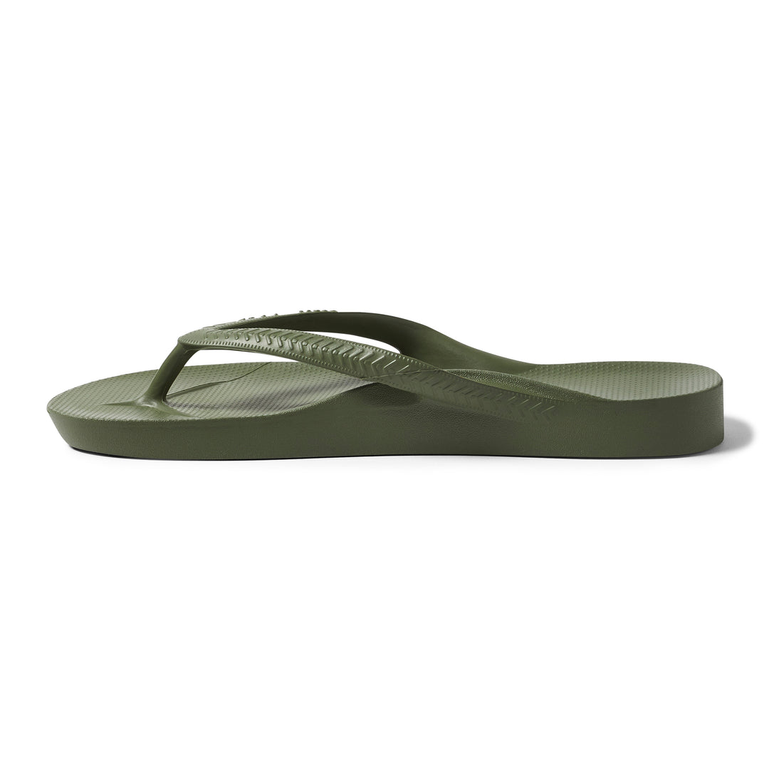 Archies Olive Flip Flops