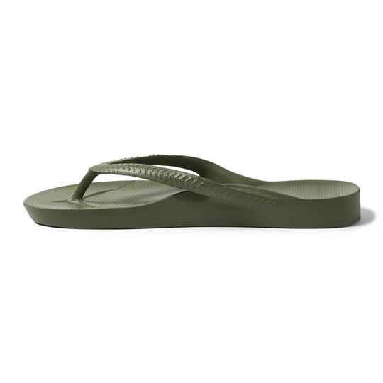 Archies Olive Flip Flops