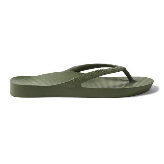 Archies Olive Flip Flops