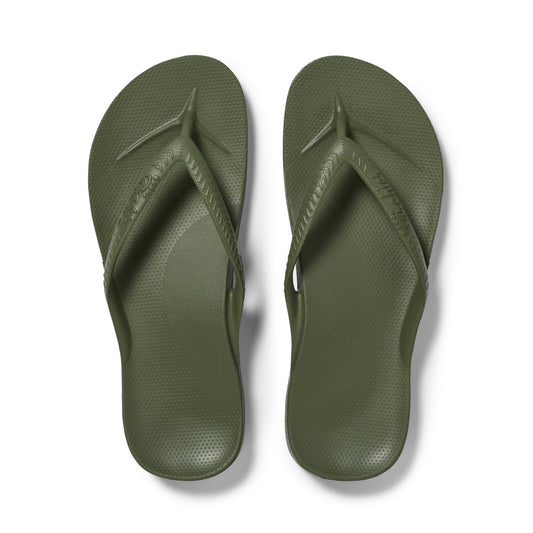 Archies arch support thongs - Khaki