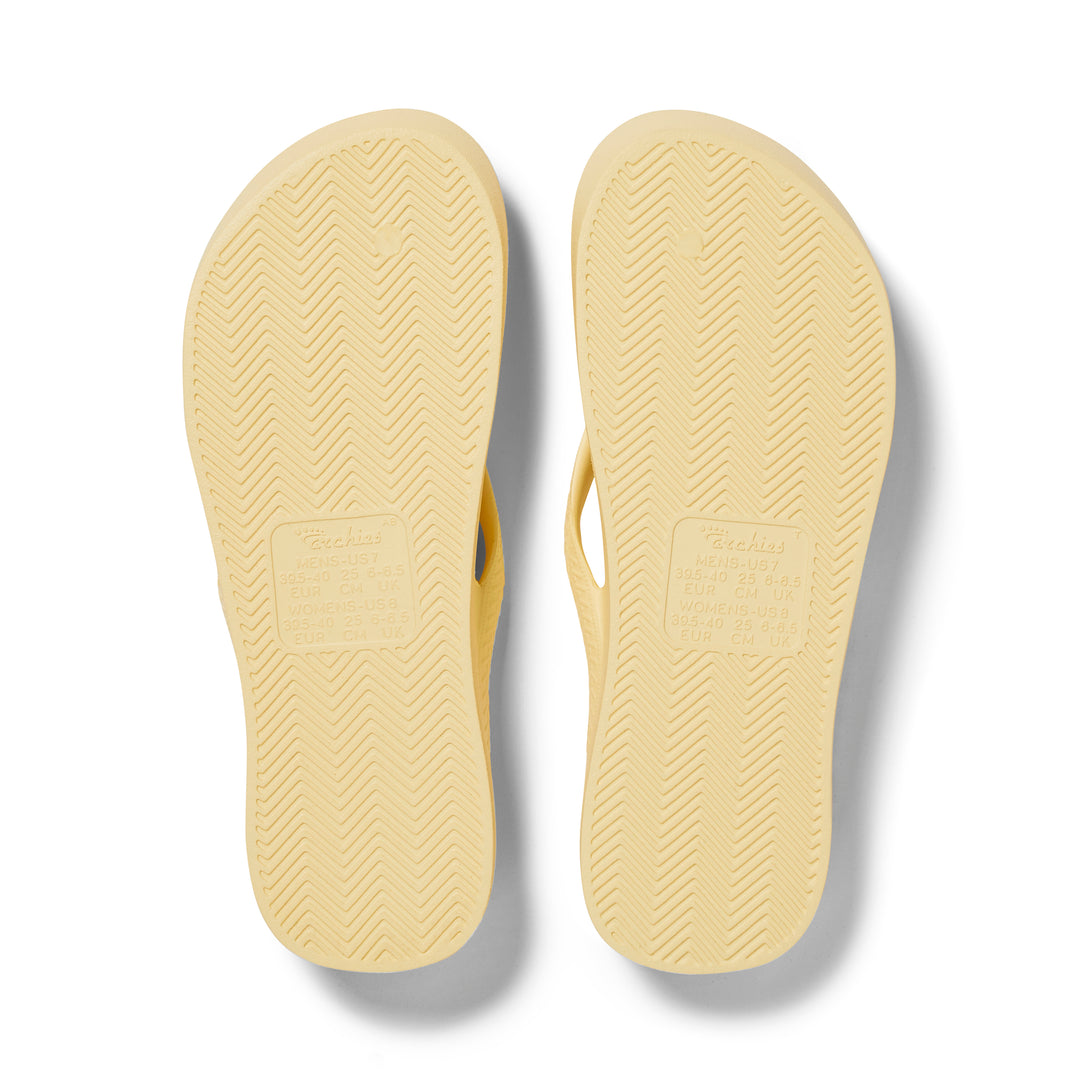 Archies Lemon Flip Flops