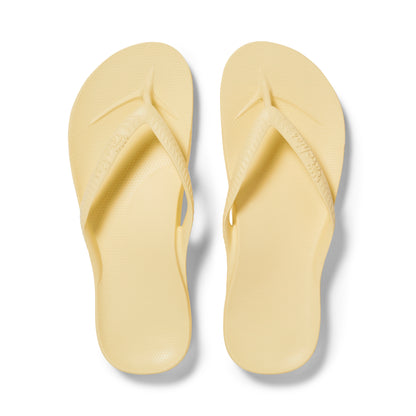 Archies arch support thongs - Lemon