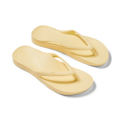 Archies arch support thongs - Lemon