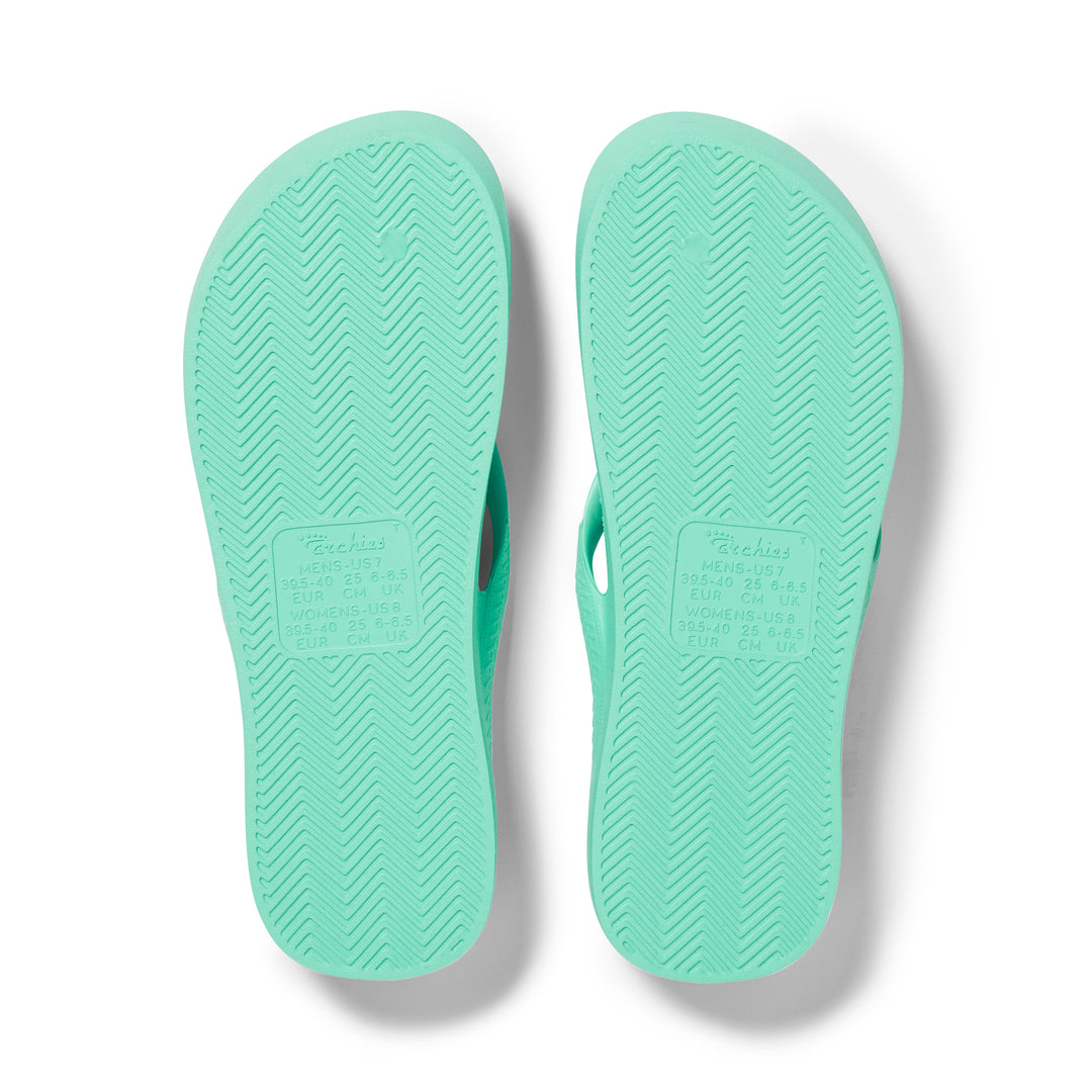 Archies Mint Flip Flops