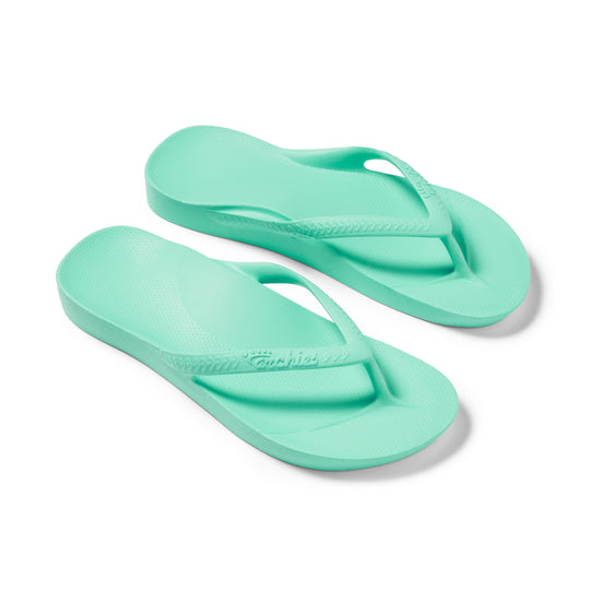 Archies Mint Flip Flops