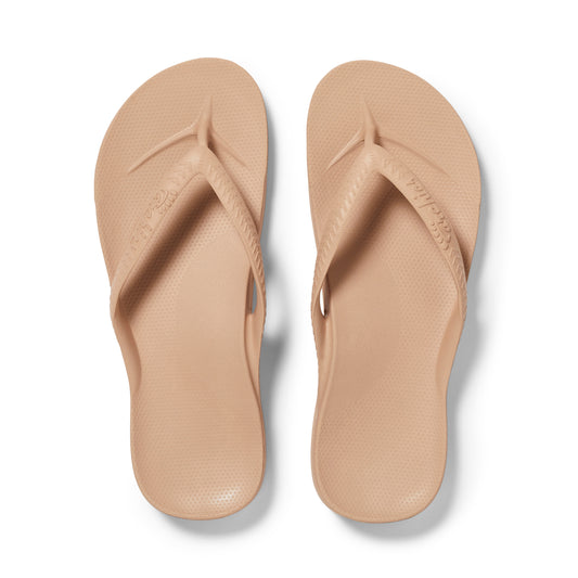 Archies arch support thongs - Tan