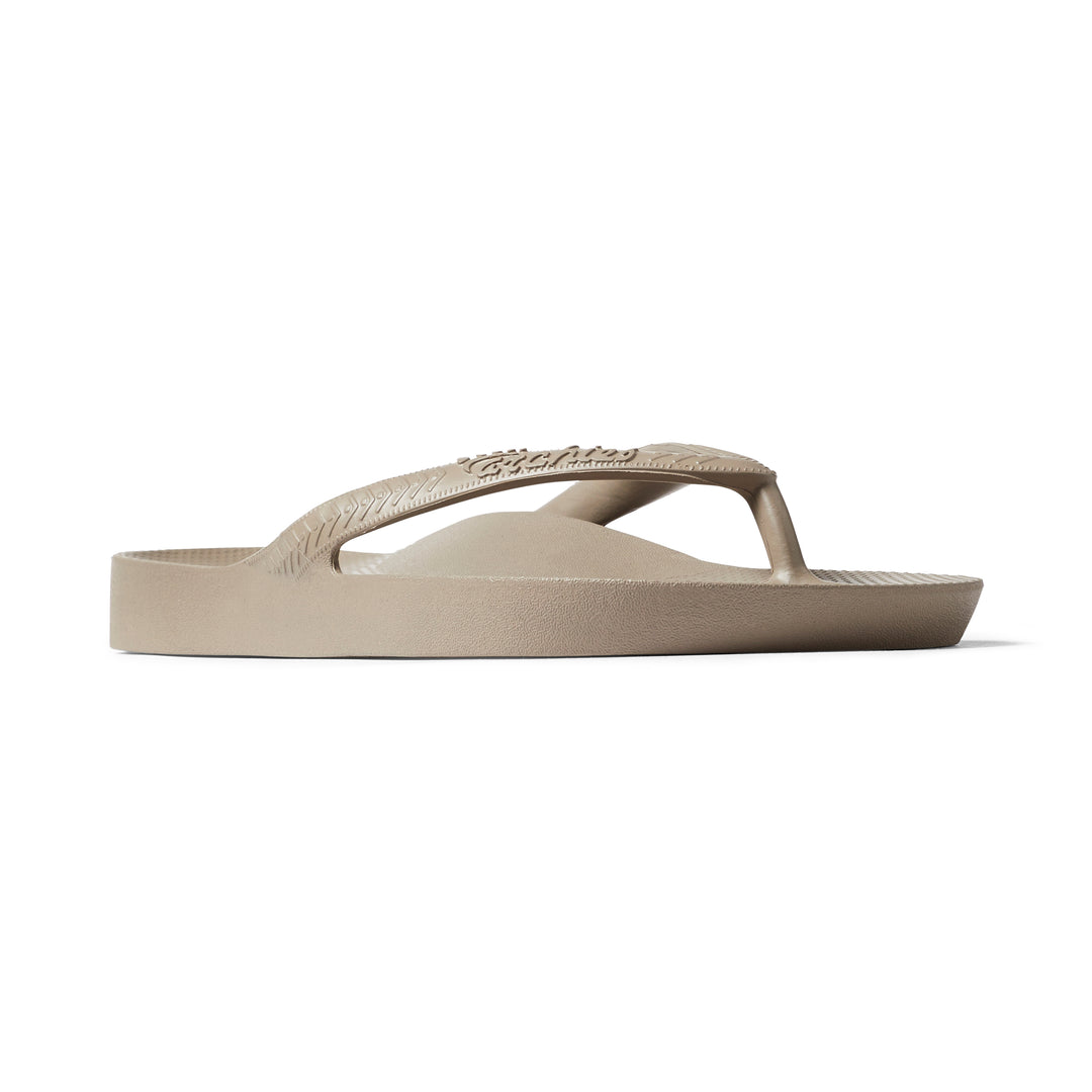Archies Taupe Flip Flops