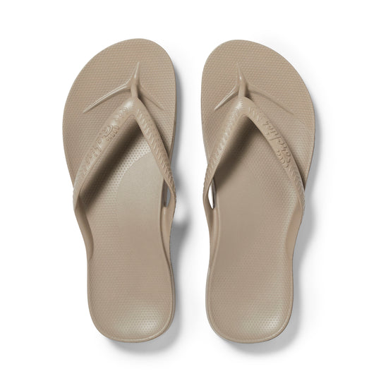 Archies Taupe Flip Flops