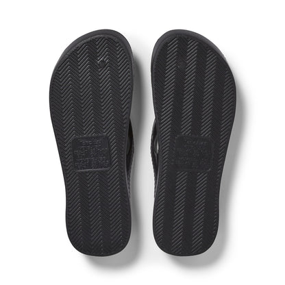Archies arch support thongs - Black