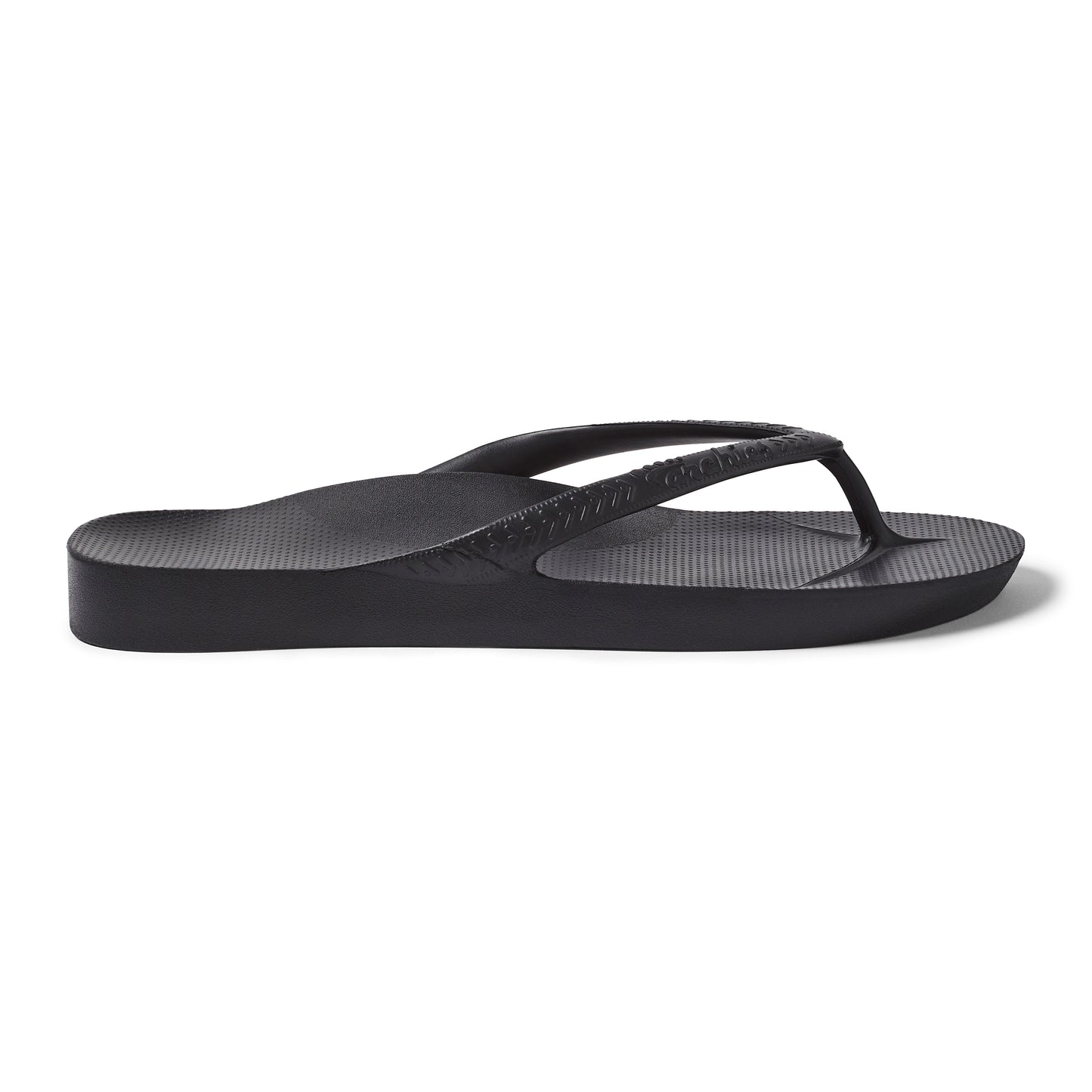 Archies arch support thongs - Black