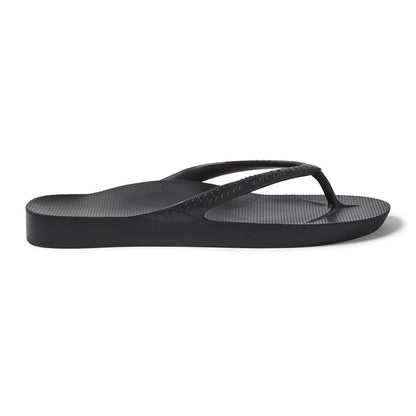 Archies arch support thongs - Black