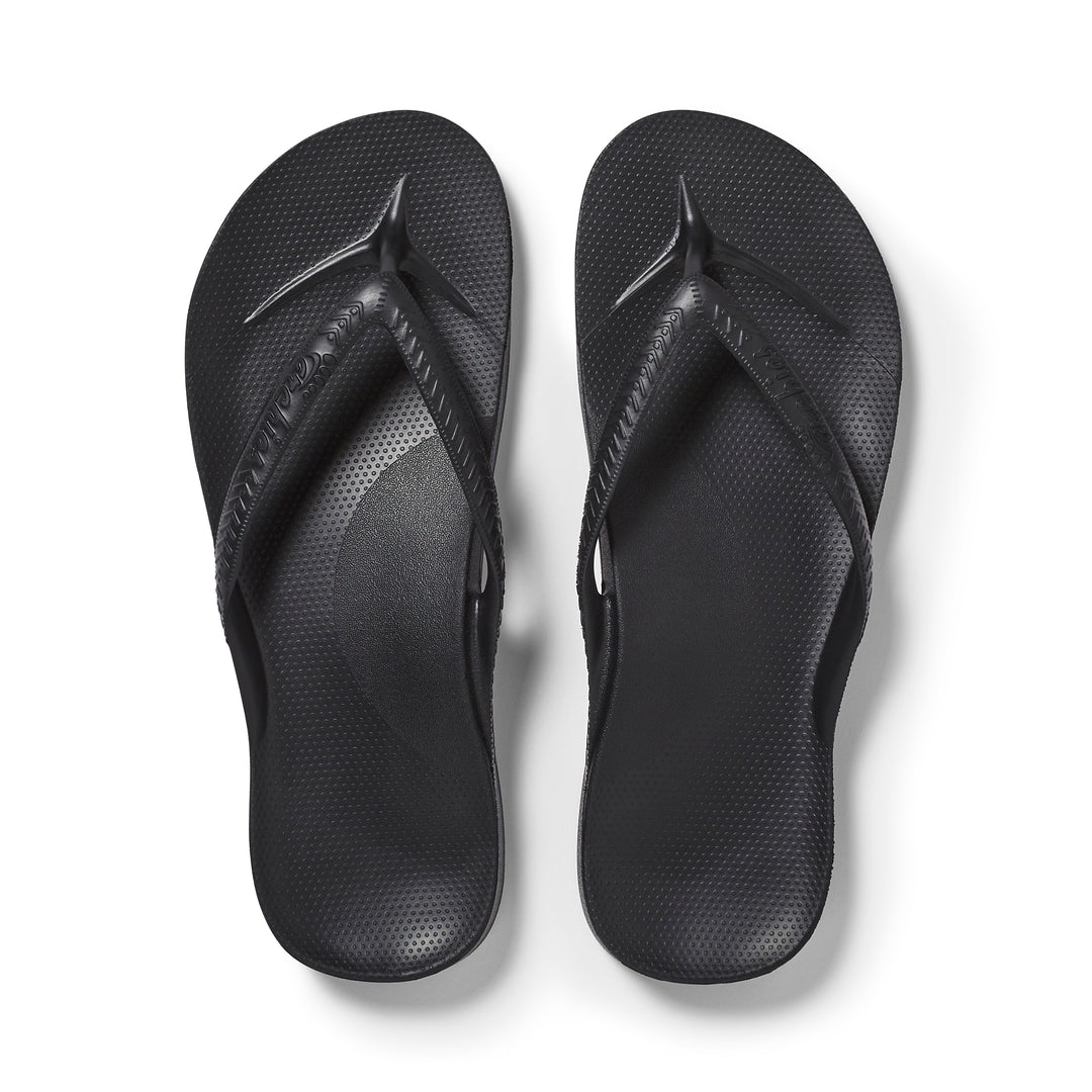 Archies Black Flip Flops