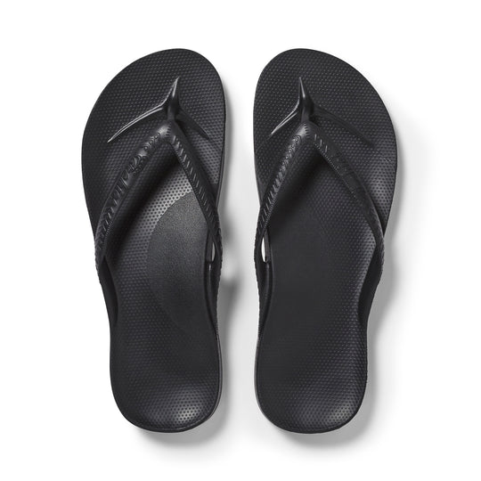 Archies Black Flip Flops