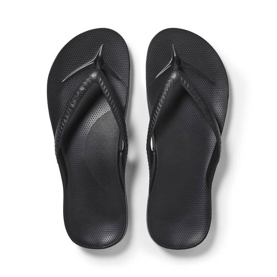 Archies Black Flip Flops