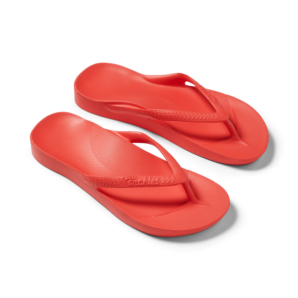 Archies Coral Flip Flops