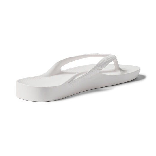 Archies White Flip Flops