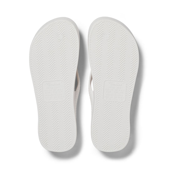 Archies White Flip Flops